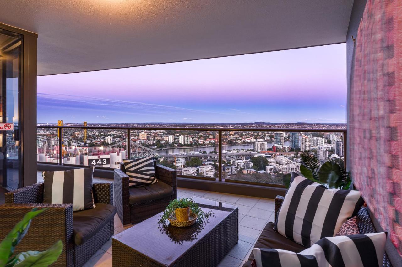 African Escape On Level 38 - Balcony With Views Brisbane Exterior foto