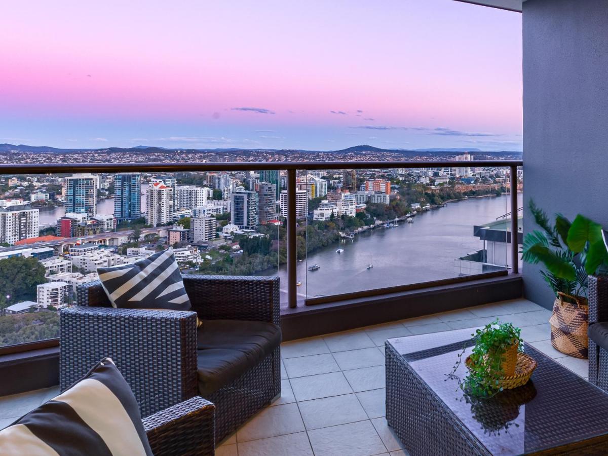 African Escape On Level 38 - Balcony With Views Brisbane Exterior foto