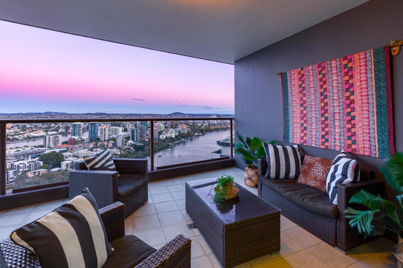 African Escape On Level 38 - Balcony With Views Brisbane Exterior foto