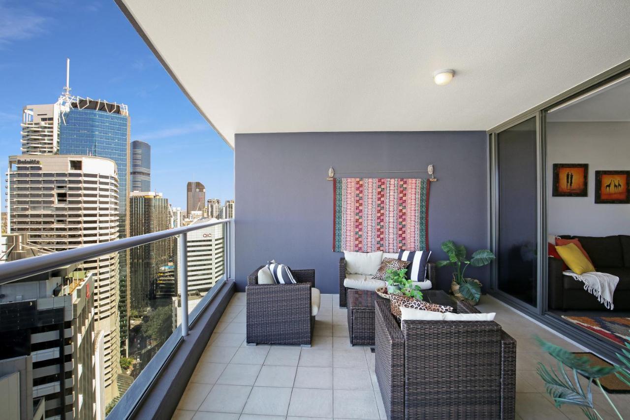 African Escape On Level 38 - Balcony With Views Brisbane Exterior foto