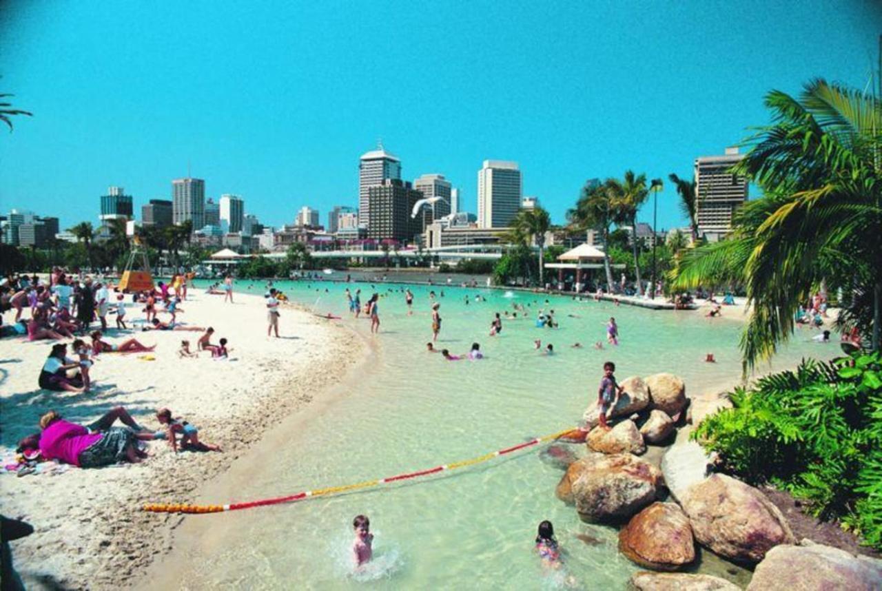 African Escape On Level 38 - Balcony With Views Brisbane Exterior foto